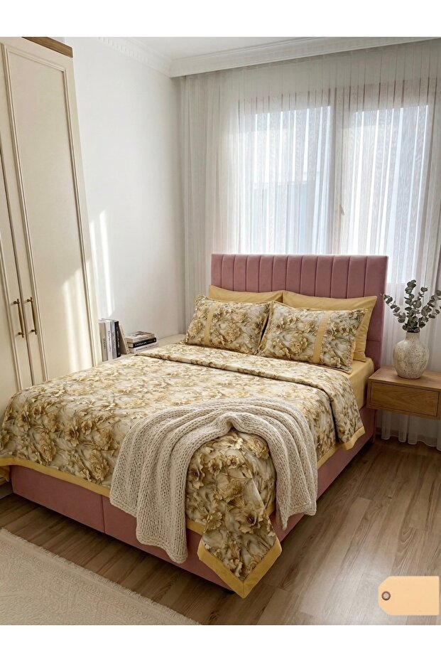 Gökdağ - Botanica Gold Series 210X240 Pillows 80X60 Covers 50X70