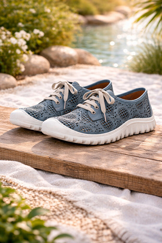 Genuine Leather Women's Shoes Model Name: Silvara