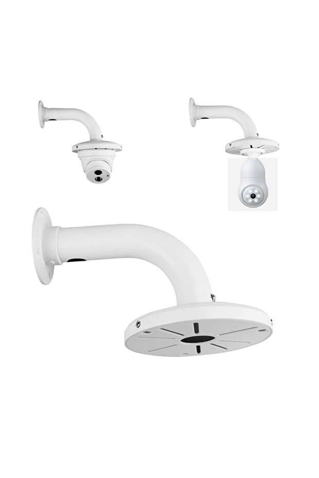 40cm L-Shaped Circular Fixed Cctv Camera Bracket - 5