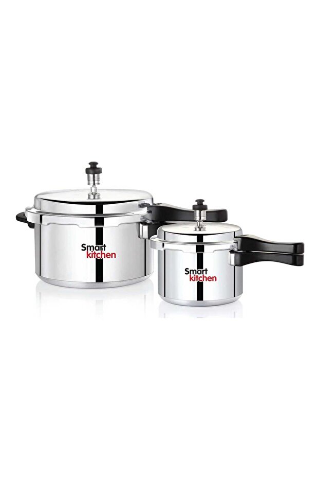 Aluminum Pressure Cooker 5Ltr + 3Ltr
