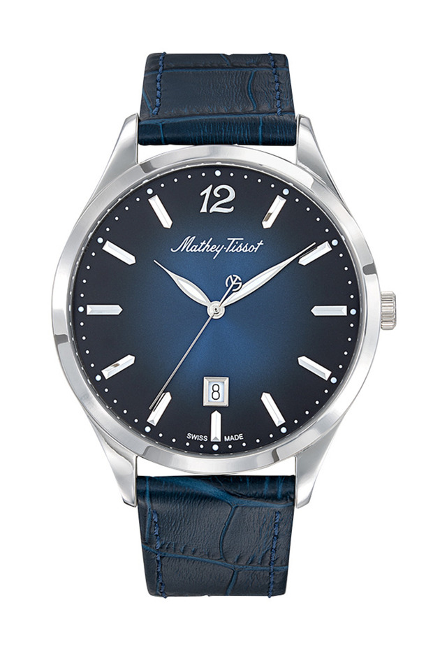 Mathey Tissot Urban Leather H411Abu Men's Wristwatch