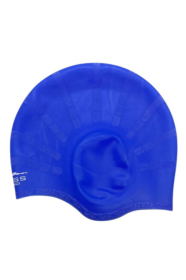 Silicone Swimming Cap with Headphones Pool Sea Swimming Cap K