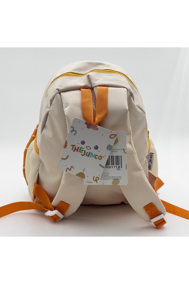 Lion Design Orange Backpack - 3