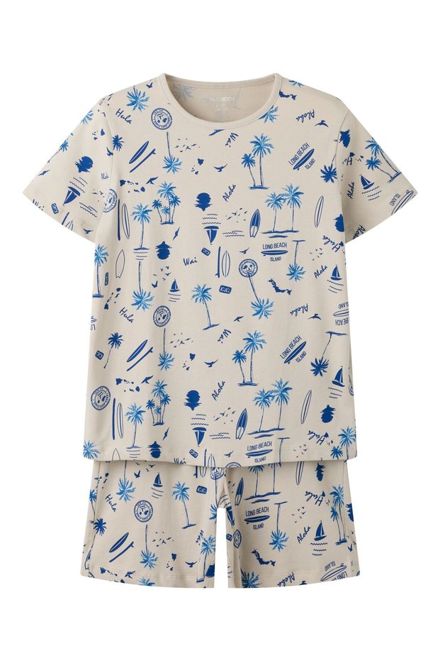 Pijama cu mânecă scurtă