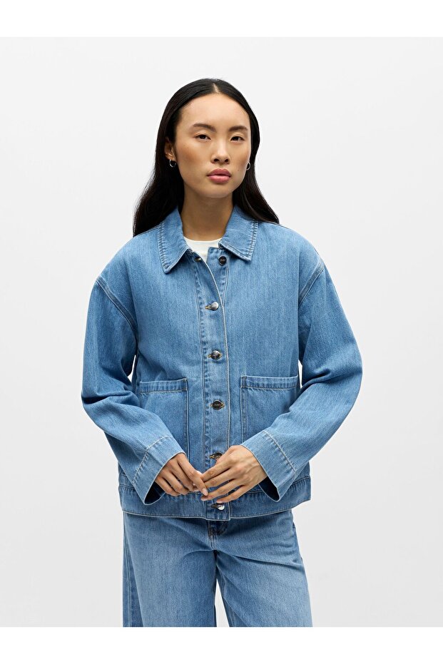 Jeansjacke Boxy - 1