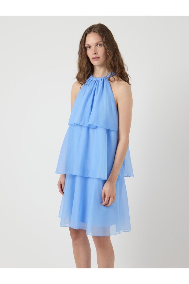 Rochie YASELOISE cu decolteu tip halter
