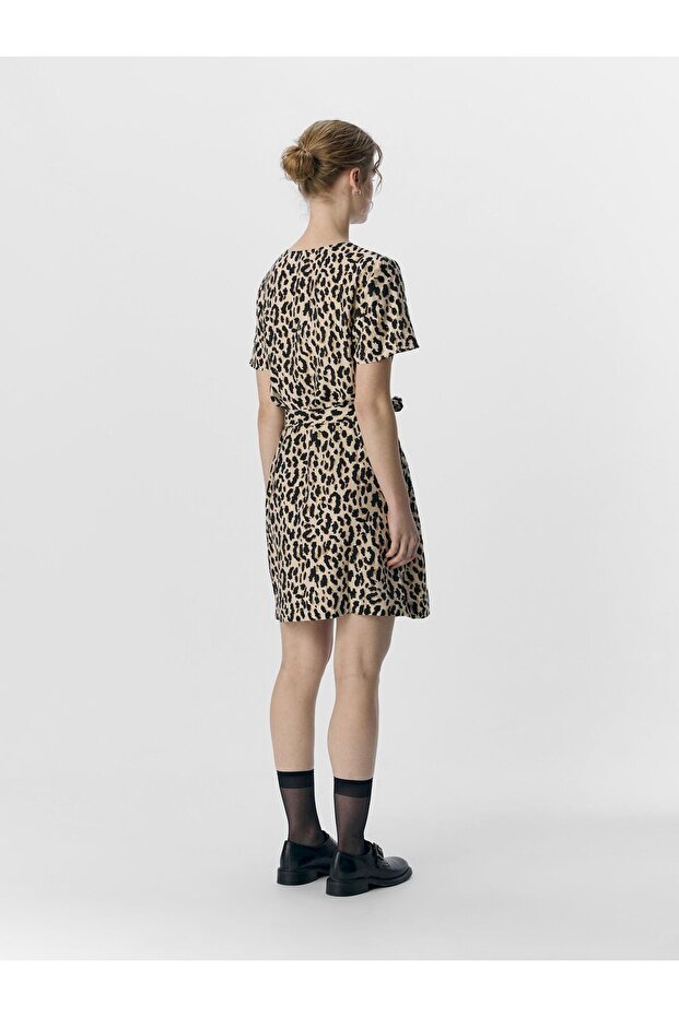 Minikleid V-Ausschnitt - 3