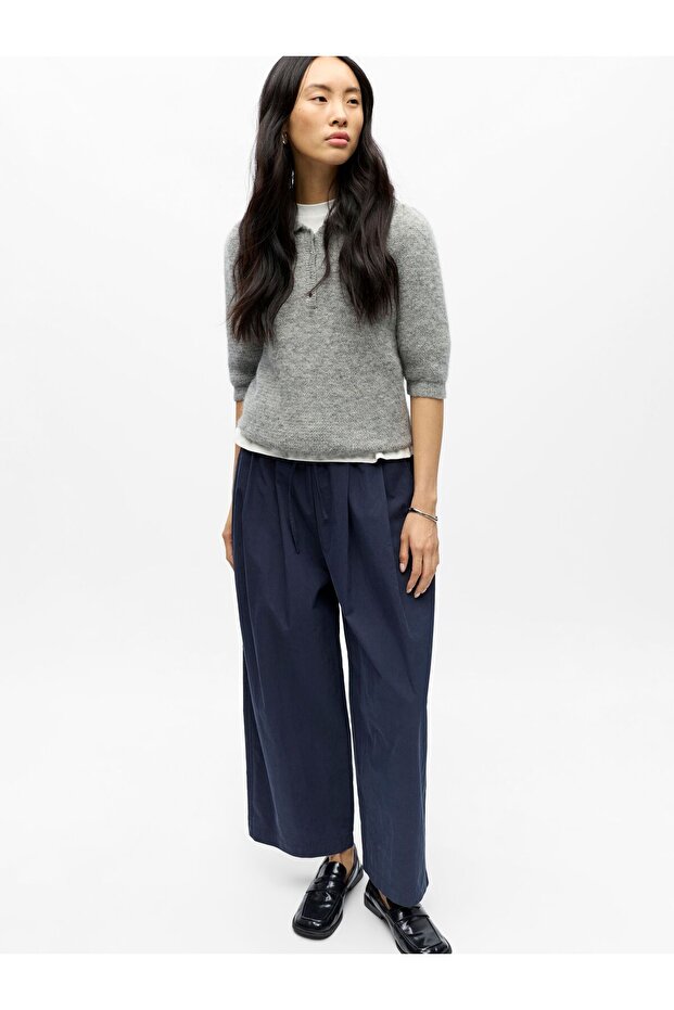 Pantaloni cu picior larg - 6