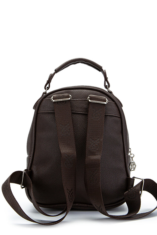 Multi-Compartment Mini Frank Backpack Brown - 3