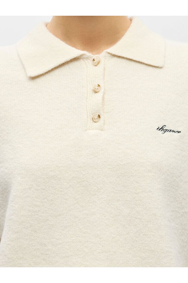 Tricou polo tricotat - 5