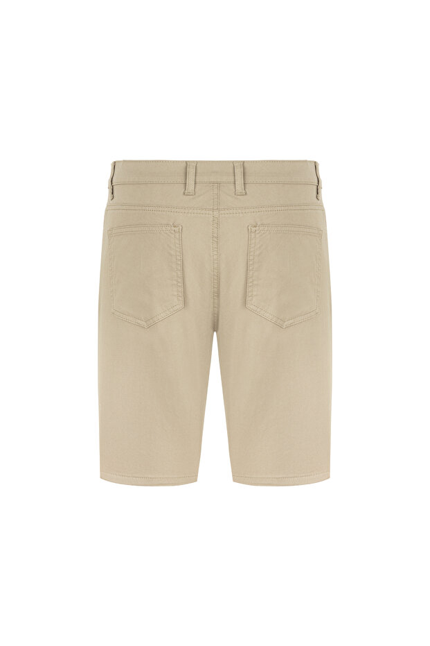 Men's Mink Color Straight Fit Shorts