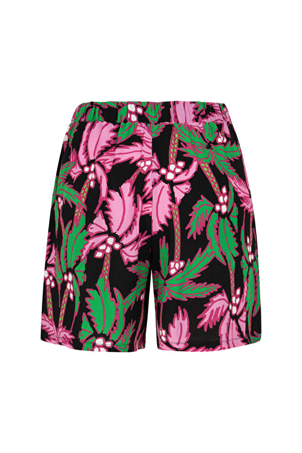 BASKILI KISA ŞORT - 5