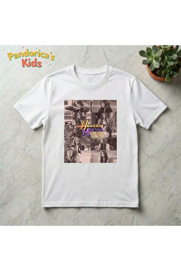 Pandorica's Hannah Montana Miley Cyrus 20. Year Special Cotton Kids T-Shirt