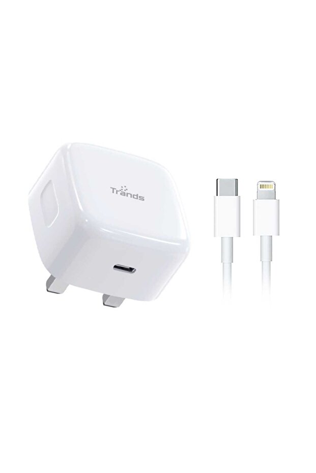 30W PD Travel Charger with Type-C to Lightning Cable