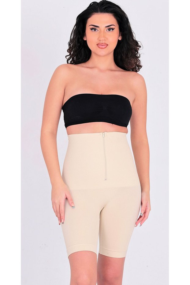 Corset clasic cu fermoar
