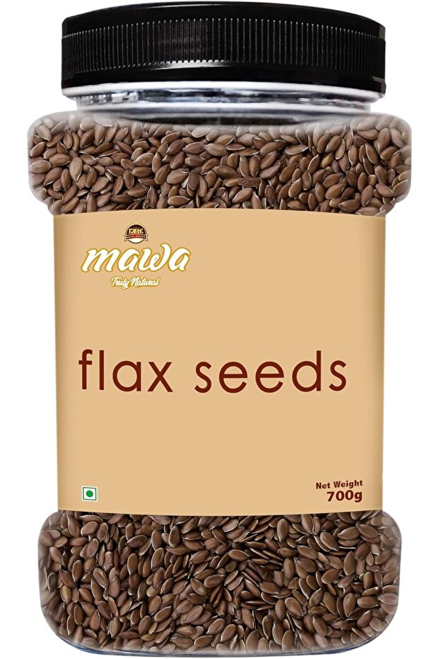 Flax Seeds 700g | Whole Grain Brown Seeds | Rich in Protein | Plant Protein | Fiber Rich | Supe
