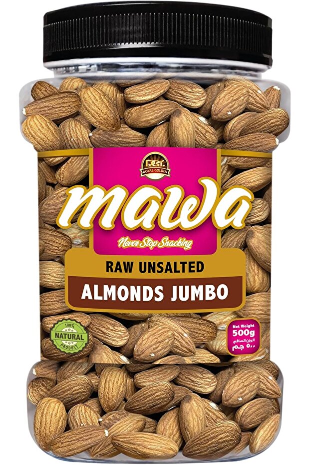 Raw Almonds Jumbo 500g
