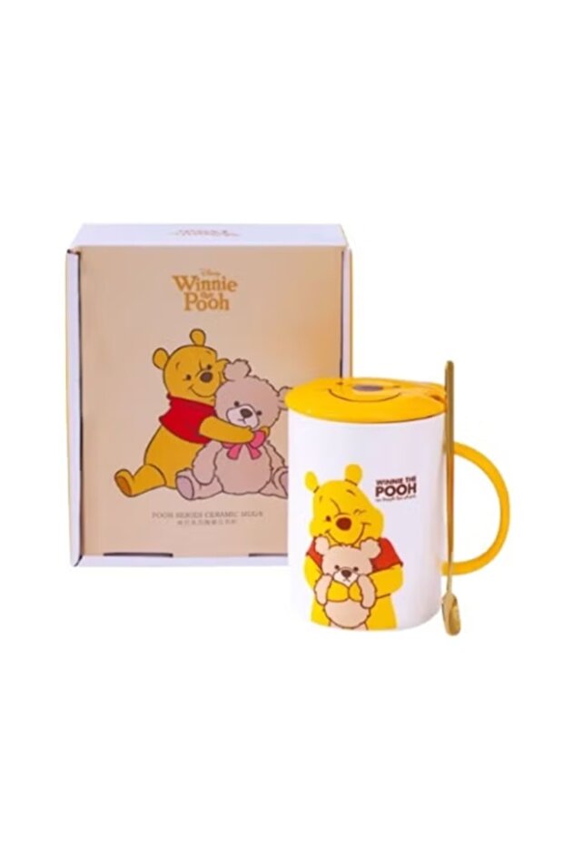 Disney Ceramic Mug – Mickey Mouse, Minnie Mouse, Daisy Duck & Winnie the Pooh Cute Coffee Cup
