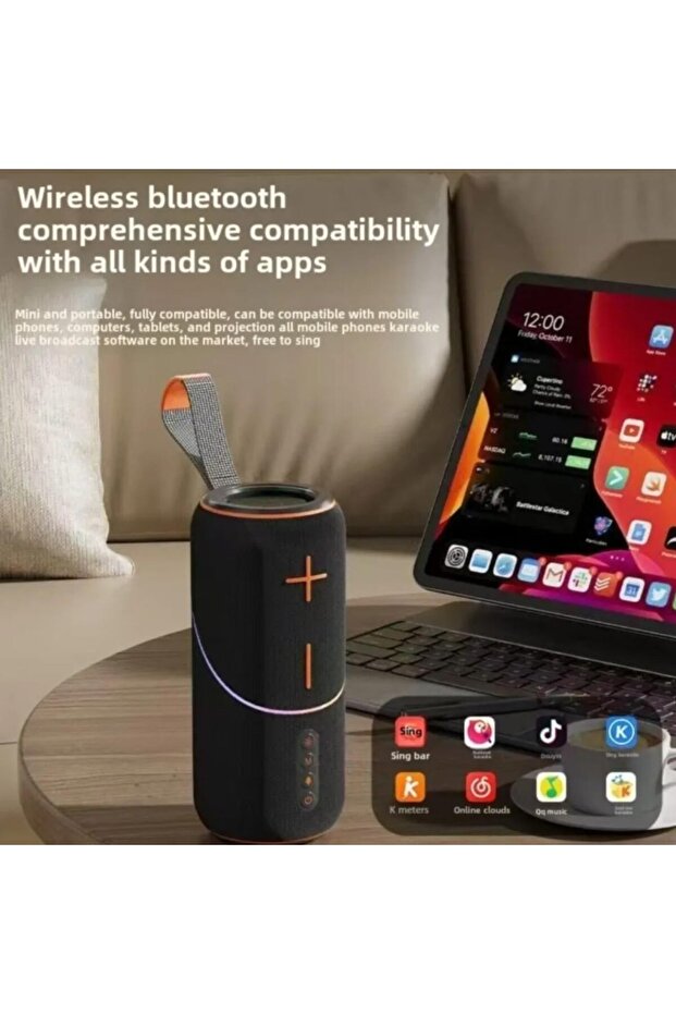 AUTO FAMILY Wireless Bluetooth Speaker – Portable, Waterproof, Deep Bass, Long Battery Life