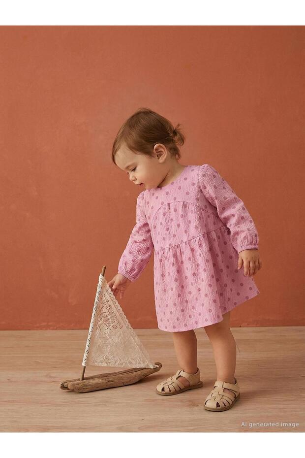 Baby Girl Score Printed Dress 6-18 Months - Pink 18-24 Months