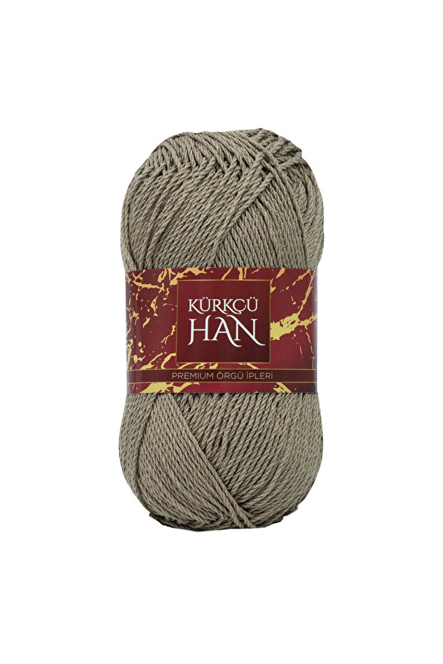 Kürkçü Han Aura Zincir Kahverengi Çanta İpi ve Örgü İpi 100g 200m Akrilik – Amigurumi, Kazak, Atkı, Bere, Şal