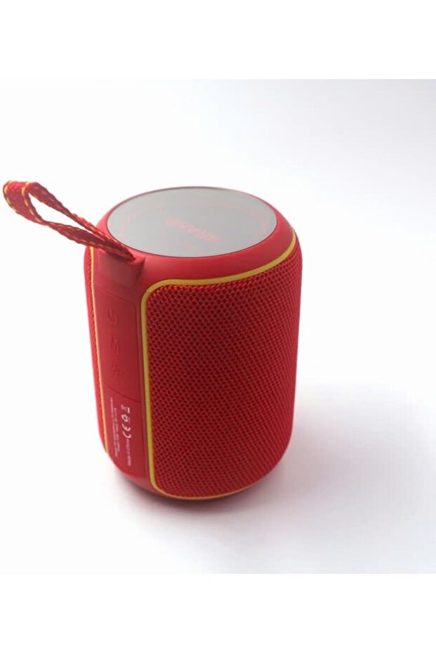 AUTO FAMILY Wireless Bluetooth Speaker – Portable, Waterproof, Deep Bass, Long Battery Life Red