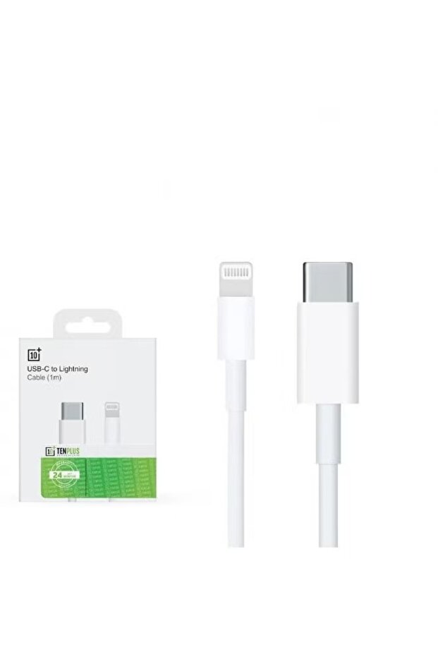 كابل USB-C إلى Lightning - 1 متر أبيض