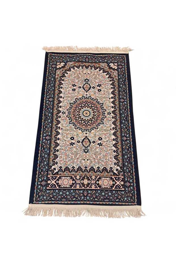 Ottoman Pattern Silky Woven Authentic Model Prayer Rug
