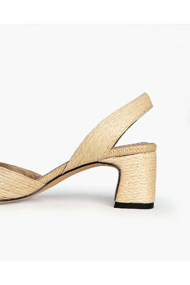SLING-BACK IN RAFFIA - 3