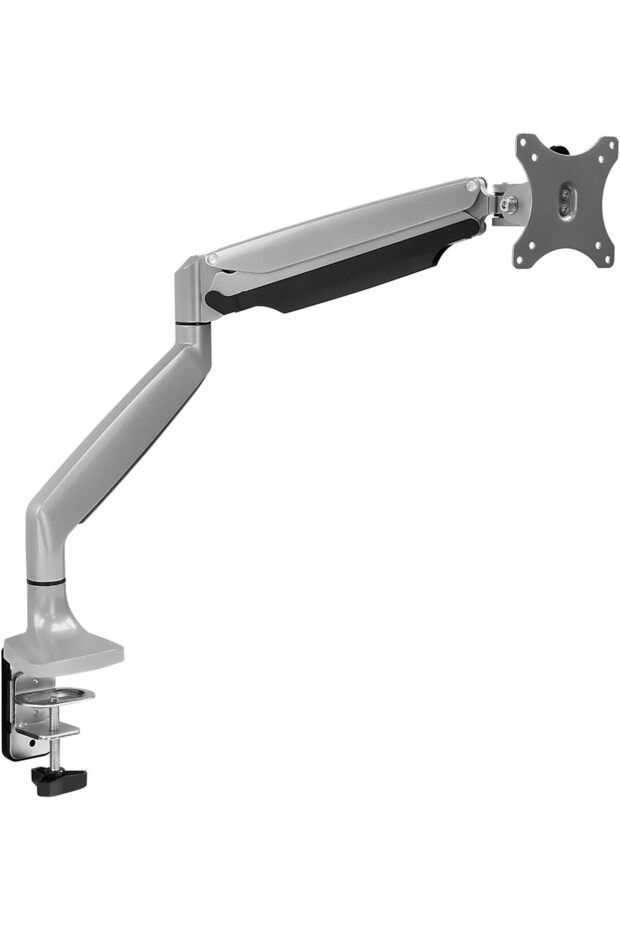 Single Monitor Arm Desk Mount with Gas Spring – Height Adjustable Stand for 13–34″ Screens