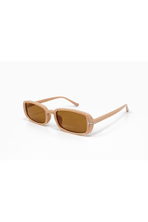 Glare Mink Brown Glass Unisex Sunglasses