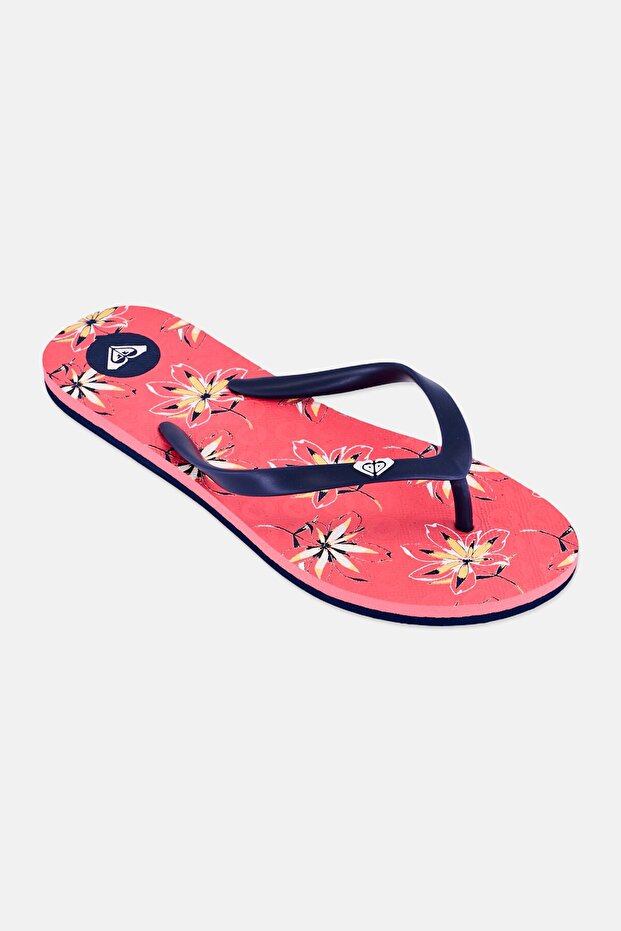 Kids Girl Floral Print Slip On Slippers, Multicolor