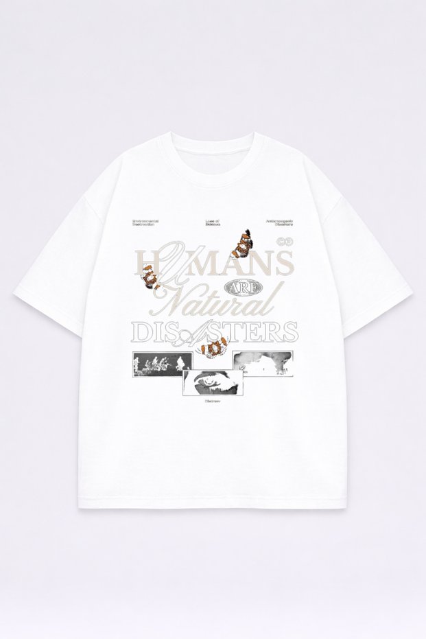 Oversize Unisex T-Shirt 100% Cotton Printed T-Shirt Comfortable Fit