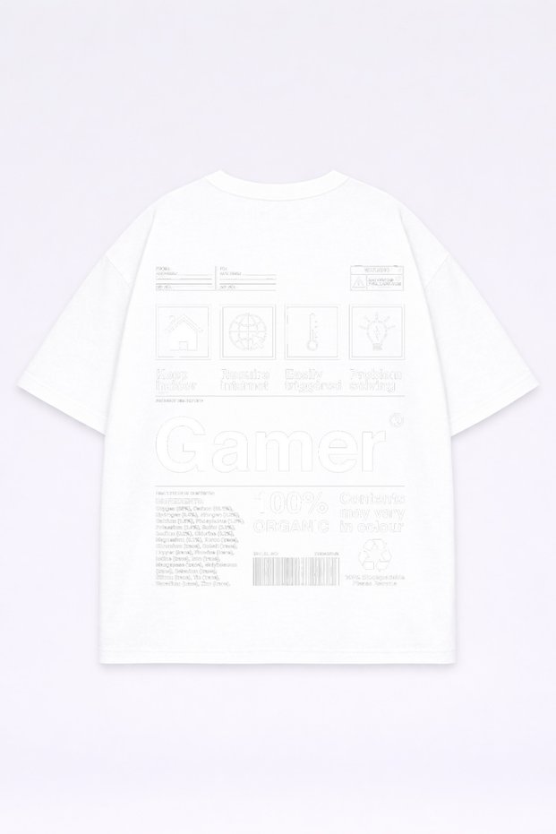 Oversize Unisex T-Shirt 100% Cotton Printed T-Shirt Comfortable Fit