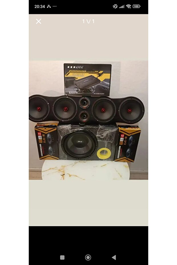 20 cm Midrange set hazır - 2