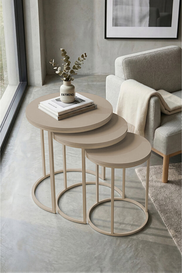 MAİSON Zigon Sehpa 'CAPPUCCİNO' - 1