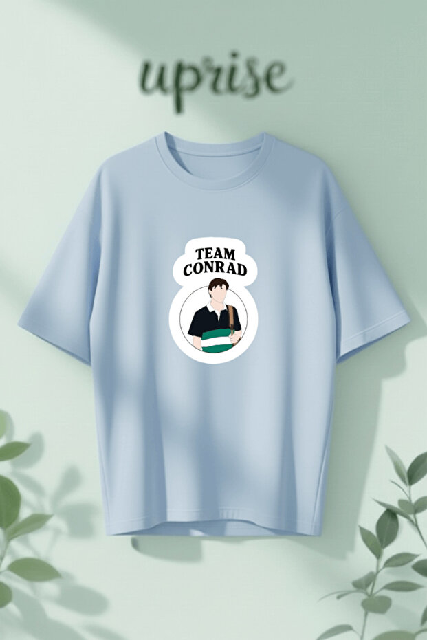 Team Conrad Fisher the Summer I Turned Pretty Printed Cotton Oversize T-Shirt