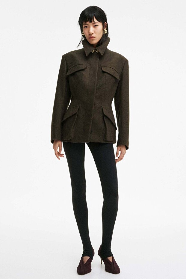 Wool-blend jacket