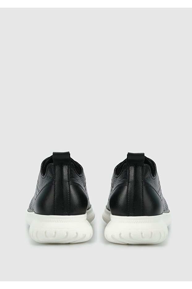 Pantofi de dama din piele neagra - 4