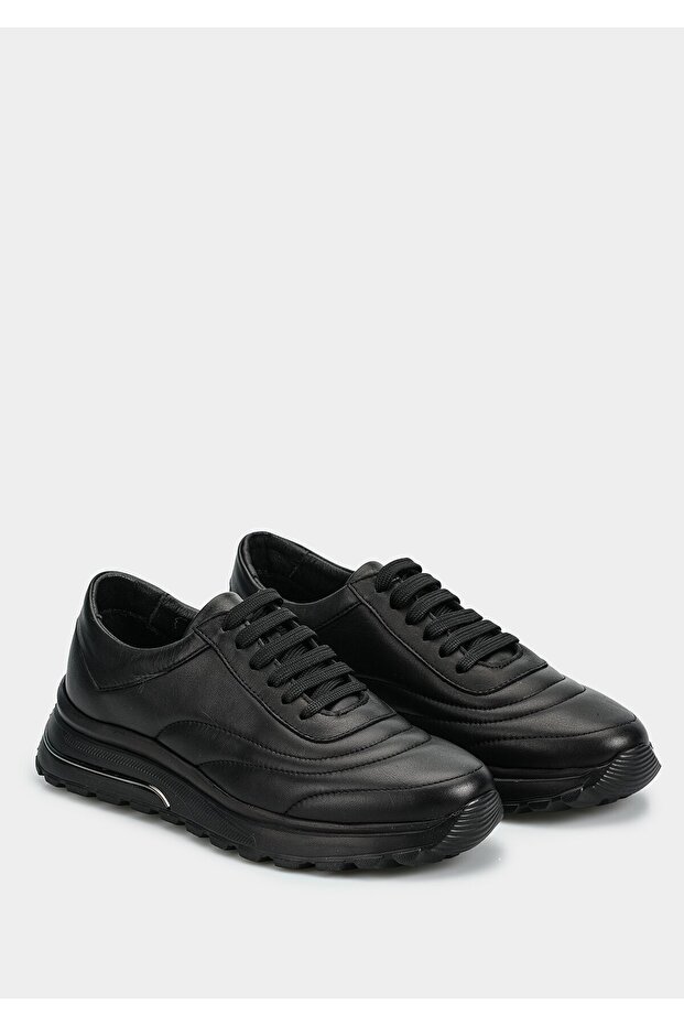 Pantofi de dama din piele neagra - 2