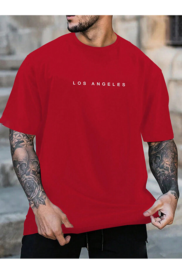 Los Angeles Written Printed Premium Tshirt for Men