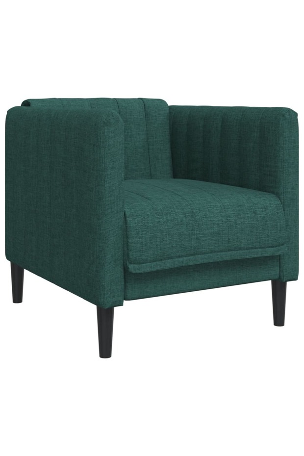 Fotoliu, verde închis, material textil
