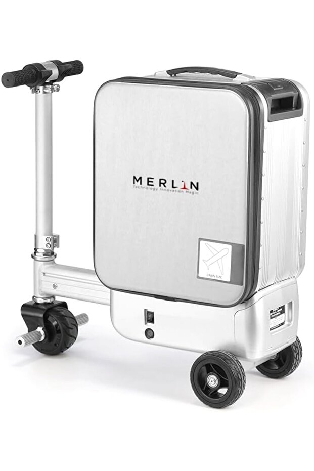 Smart Rideable Suitcase with Power Bank