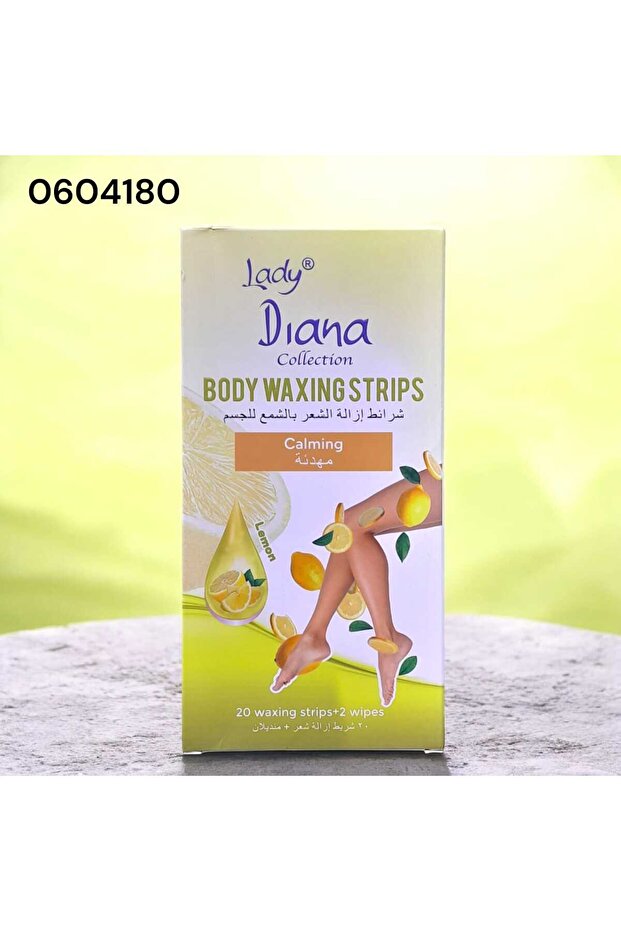 LD BODY WAXING STRIPS-LEMON