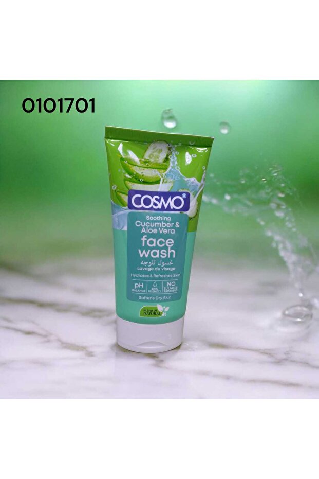 CUCMBR & ALOVERA FACE WASH 150ML (12PC SHRK)