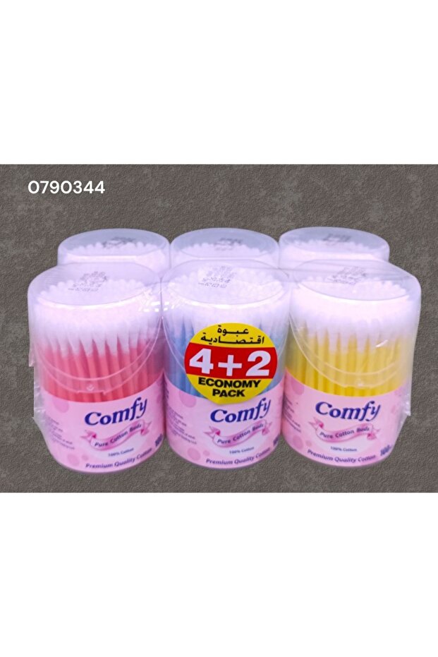 100PC COMFY COTTON BUDS 4+2
