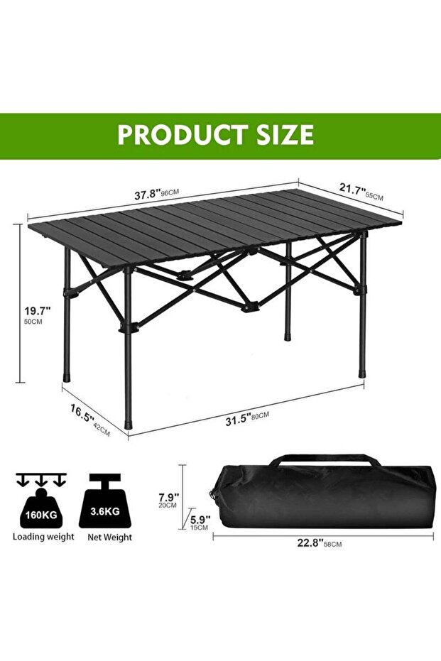 Outdoor Camping Folding Table - 2