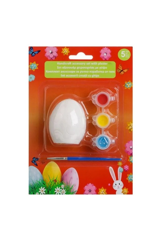 Easter creative set “Paint a 3D Egg” with paint and brush