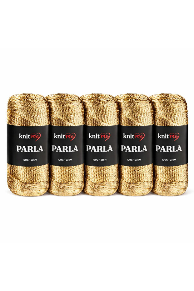 Parla Five-Pack, 100Gr, 235m, Silver Yarn, Decorative Yarn