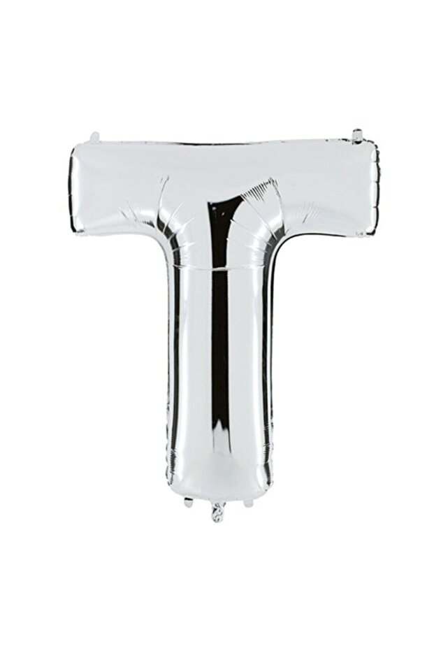 Letter Balloon Foil 100 cm Silver t